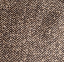 tissu CONSTANTIN lainage chevron choco - brun