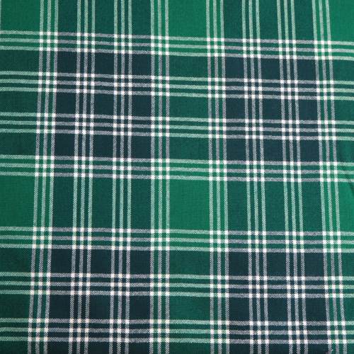 tissu lainage ALRIC écossais vert