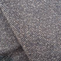 tissu CONSTANTIN lainage chevron choco - brun