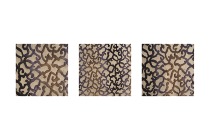 tissu ARABESQUE MINI velours fond ficelle