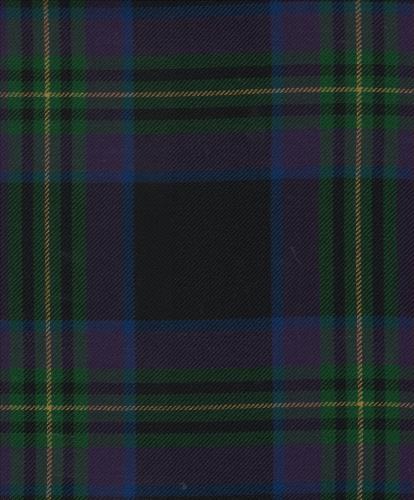 tissu lainage écossais ARCHIBALD prune/vert