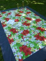 tissu FANTAISIE fleurie -grandes fleurs coloris vifs