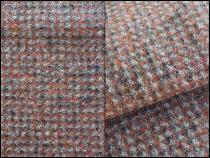 tissu CHARLES lainage roux-gris-brun
