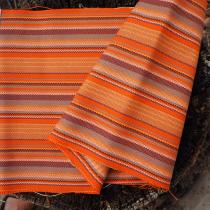 tissu d'extérieur-rayé bayadère-orange