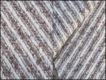 tissu  laine CALVIN diagonales écru ficelle