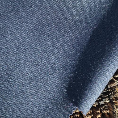 Tissu gabardine de laine  100% UNI - bleu marine