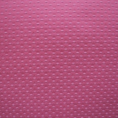 Tissu siège points roses sur fond fuschia