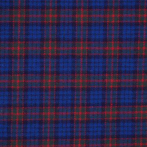 tissu flanelle BRISTOL écossais indigo,vert sapin,vermillon