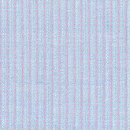 tissu flanelle ANTHEA rayé ciel rose