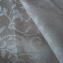 tissu GREGOIRE motif damassé lin  -180 cm