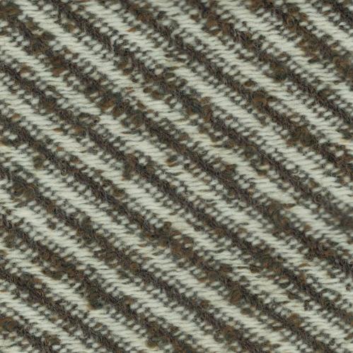 tissu CALVIN lainage diagonales bronze - écru 
